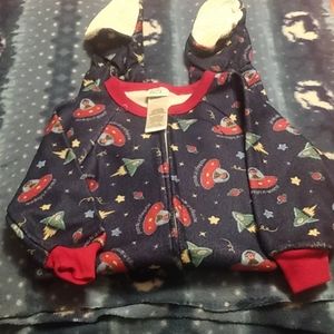 Simply Basic boys 2T 100% Polyester blue and red Romper